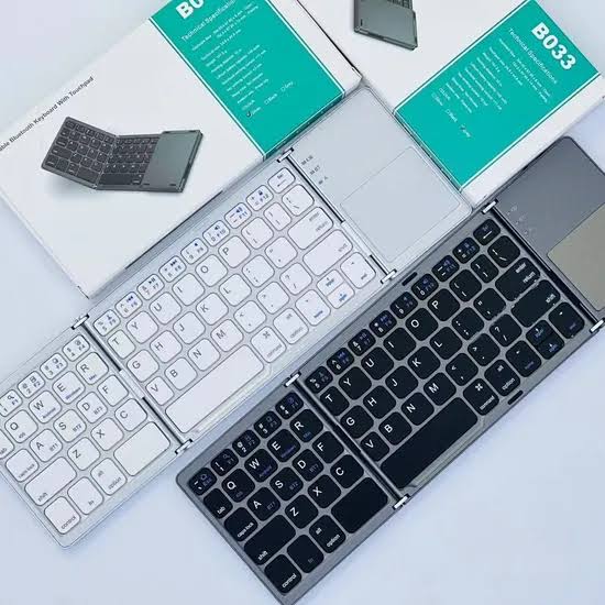 Mini Folding Bluetooth Keyboard & Wireless Keypad