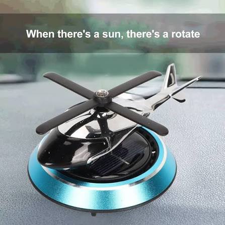 Solar-Powered Rotating Car Air Freshener