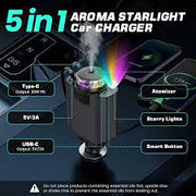 5-in-1 Starlight Car Charger