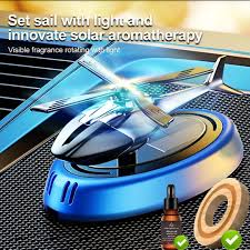 Solar-Powered Rotating Car Air Freshener